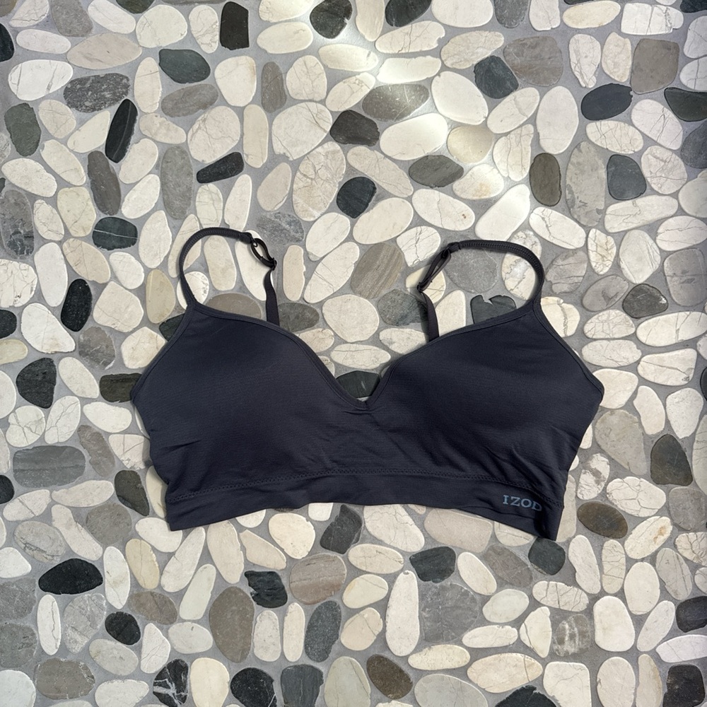 Izod Women's Charcoal Bralette